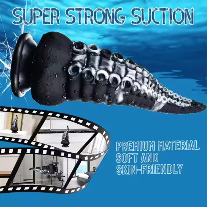 Waterproof Octopus tentacle vibrator 10 mode anal Dildo monster G-spot massager buttocks stuffed strong suction cup sex toy