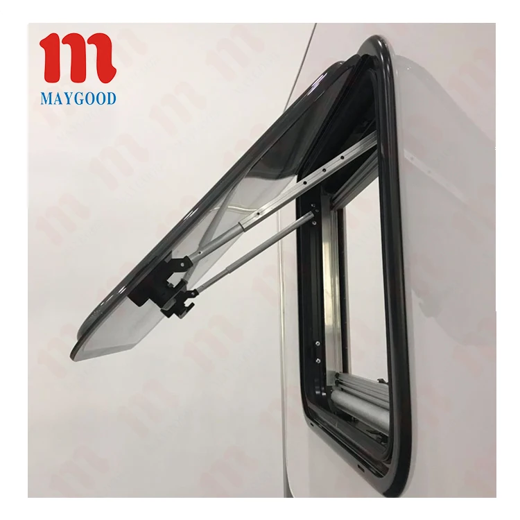 Maygood aluminum 350x500mm MG17RW RV rounded corner window with E13 for RV caravan and modified car
