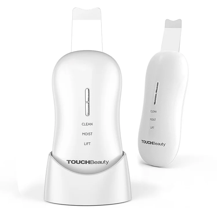 TOUCHBeauty Ultrasonic scrubber handheld skin spatula device electric beauty skin rejuvenation device negative ion face lifting