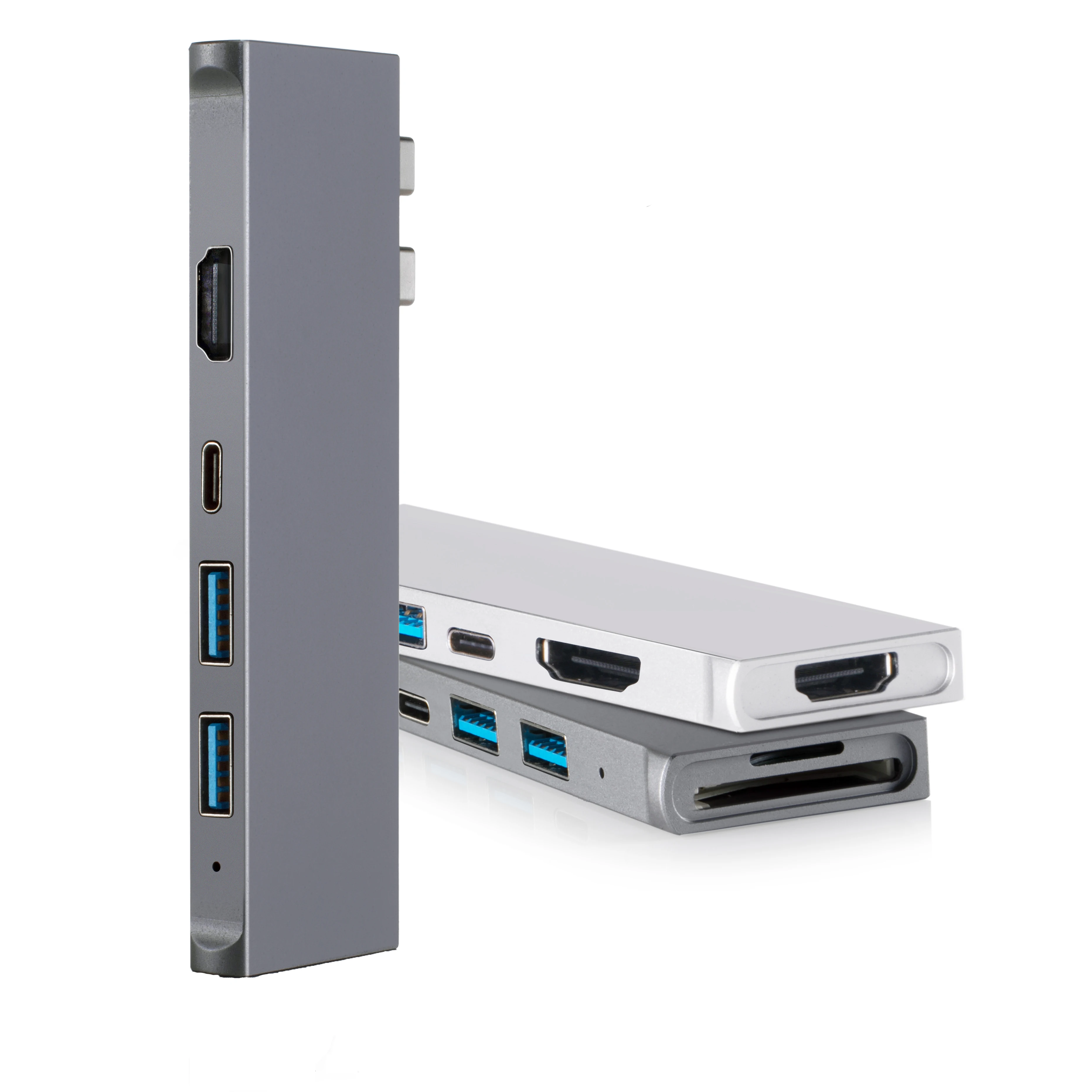 Дропшиппинг услуги по индивидуальному заказу многофункциональный автомобильный мультимедийный плеер 7 в 1 док-станция адаптера питания типа c usb концентратор для macbook ipad