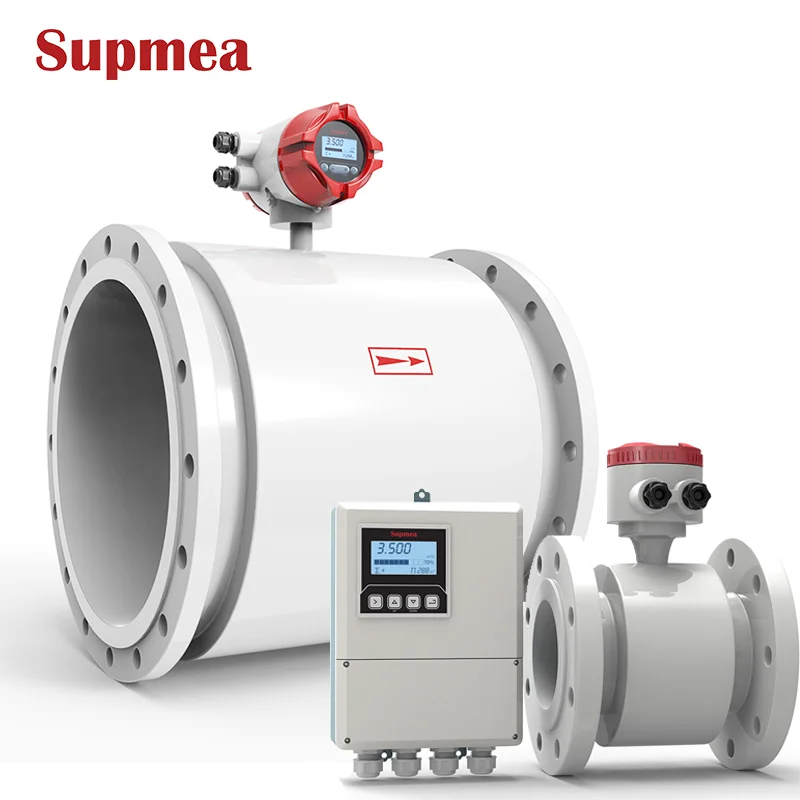 
remote flow meter fluoroborate industrial effluent electromagnetic flowmeter 