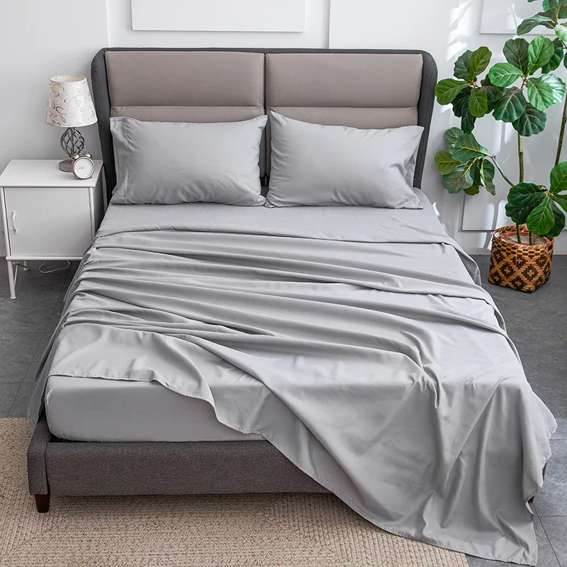 Luxury 1800 Count  Bed Cover Sheet With Pillow Hotel Bedding Set Supplier Bed Sheets Manufacturers In China
