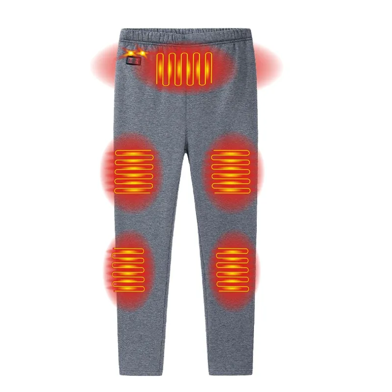 Heating clothing warm pajama plush winter set 18 heated area M-5XL women men unisex heated warm pants