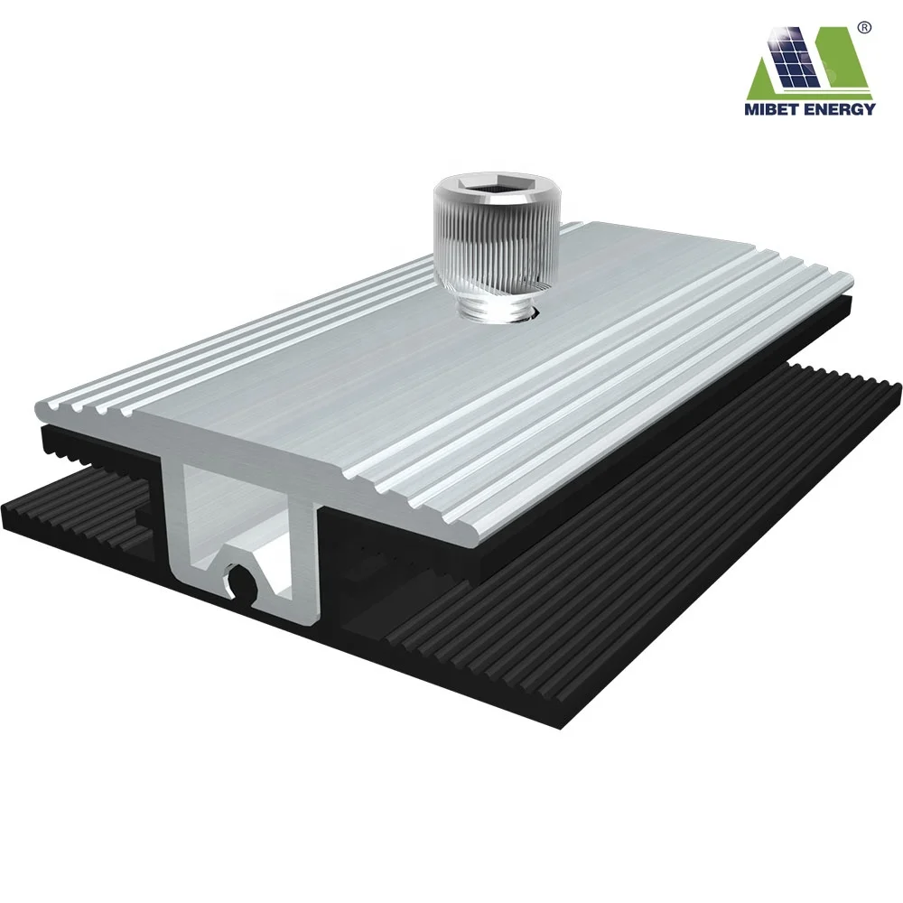 Зажим из нержавеющей стали и алюминия для солнечной панели с двойным стеклом безрамный алюминиевый тонкий пленочный зажим