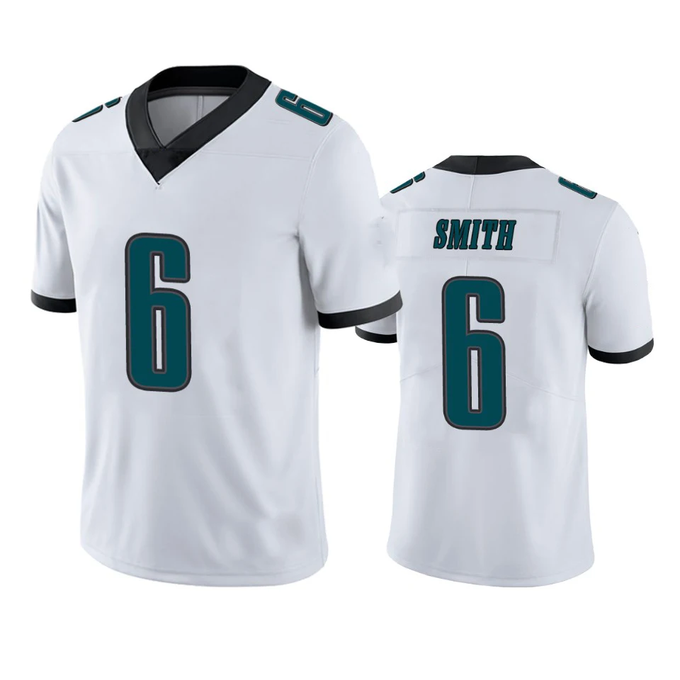 Мужская Филадельфия 1 Джален болит 2 Дариус slay jr 6 DeVonta Smith 11 A. J. Светлые волосы 18 jalen reagor Орел Велоспорт Джерси Стич S-5XL