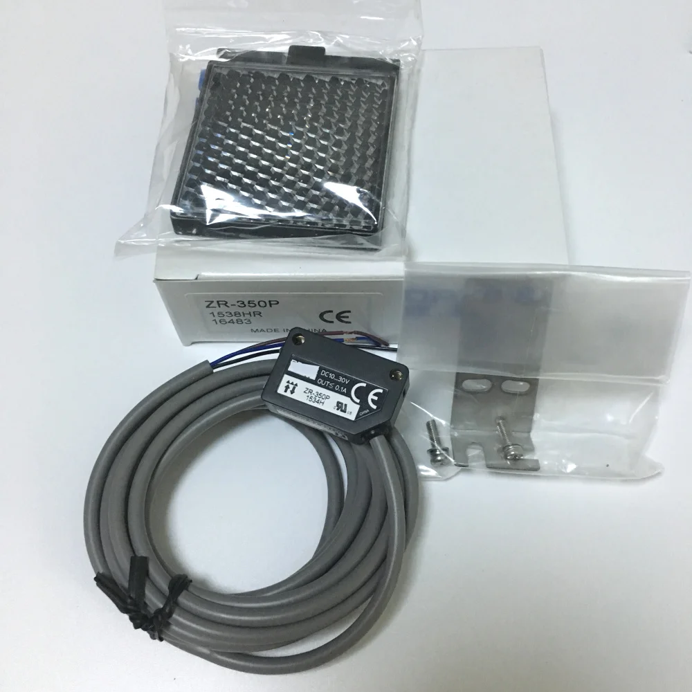 Good Price Original 10-30 V dc Sensing distance 0 to 2m with Reflector ZR-QX200P pnp photoelectric Sensor for Optex sensors