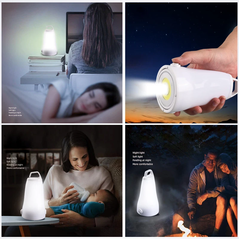 Multiuse Outdoor Emergency Light Led Camping Lantern with AAA Battery Camping Light Lamp Lantern 12 Luces 80 ABS 3 X AAA Battery
