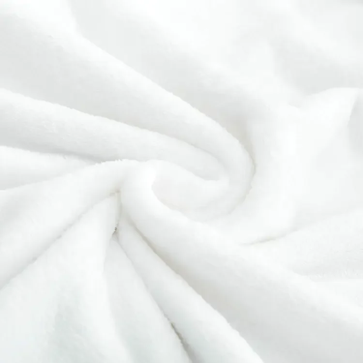 Wholesale  Personalized Customized image Blank coral Fleece Printed 3D Photo sublimation blankets White Custom sherpa Blanket