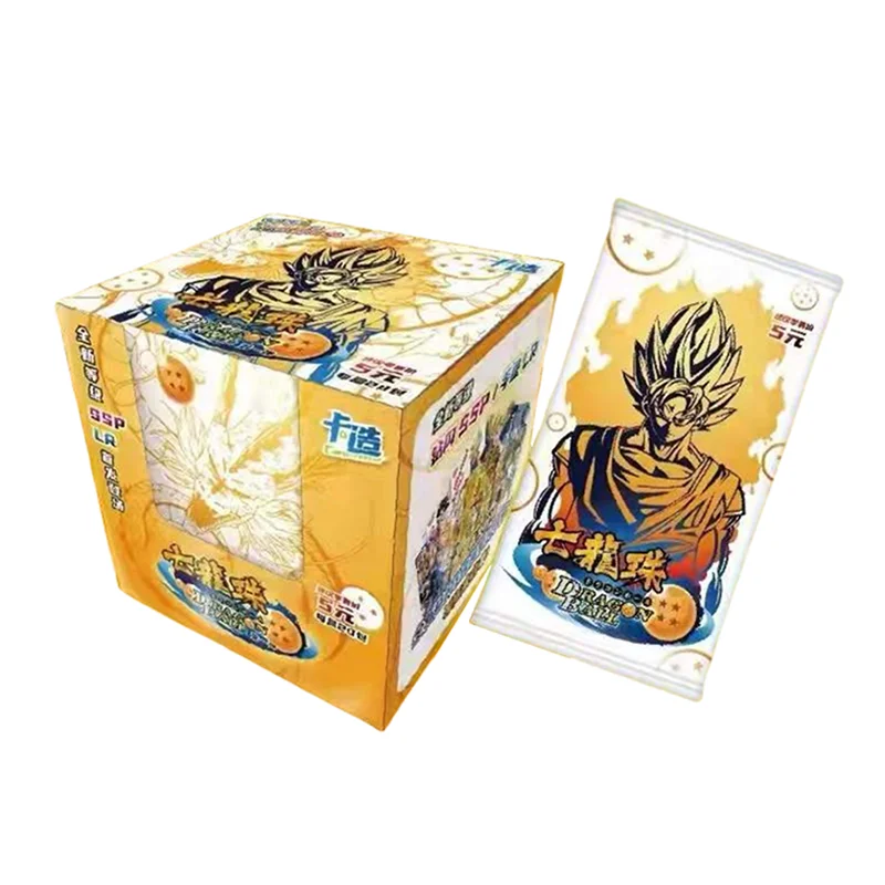 Chao Ka Dragon Balls Box Booster Son Goku Saiyan Vegeta TCG Rare Trading Collection Card Anime Battle Carte for Children