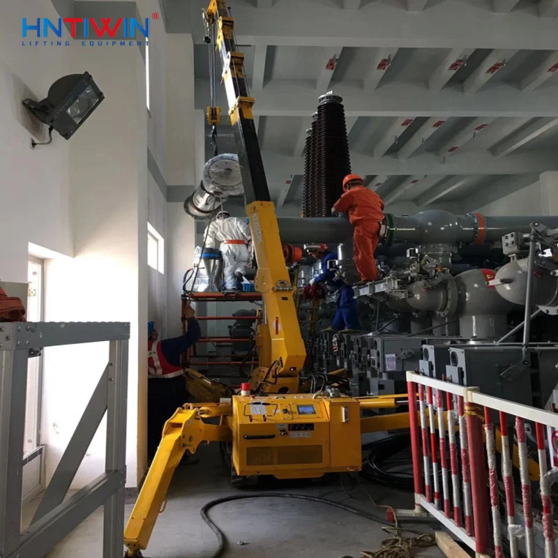 Китай завод HNTIWIN недорогой 2-тонный 3-тонный 5-тонный 8-тонный гусеничный подъемник кран для продажи
