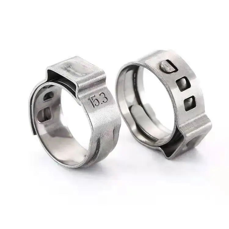 
High Quality Stainless Steel Single Ear Hose Clamp For Water Pipe 