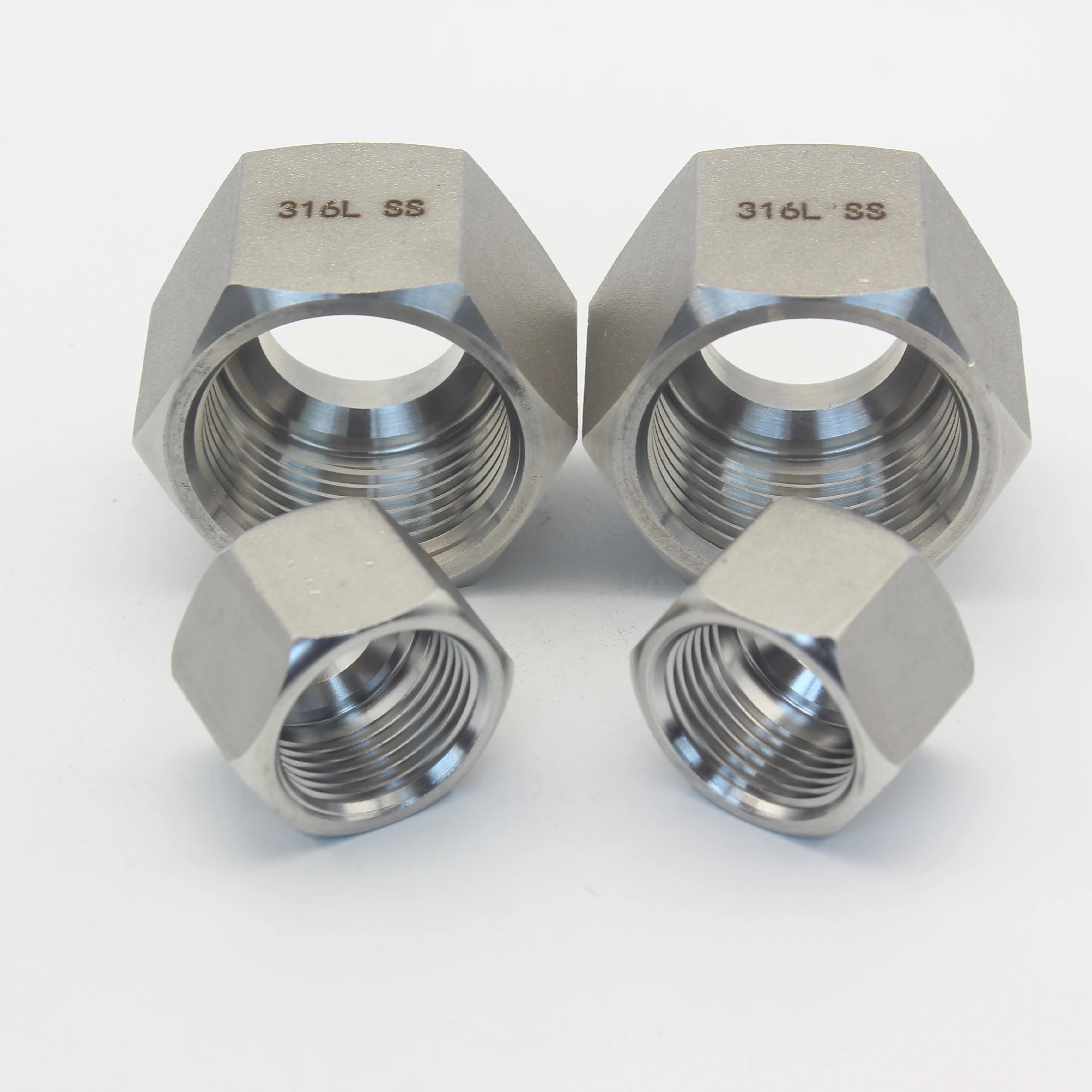 SS NL/NS Hydraulic connector light heavy metric coupling nuts
