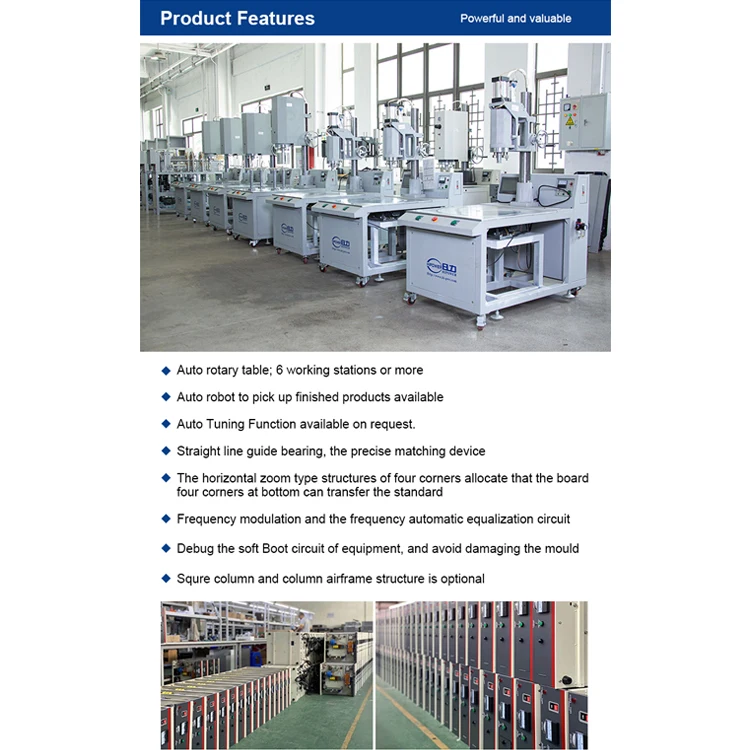 Factory price automatic textile plastic ultrasonic welding machine lids toys