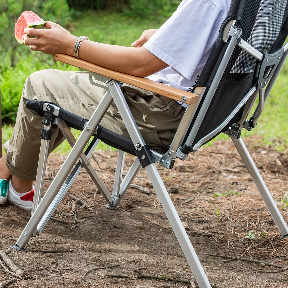 Adjustable Portable Outdoor Lounge Chair Chaise Leisure Folding Lounge Chair Outdoor Furniture