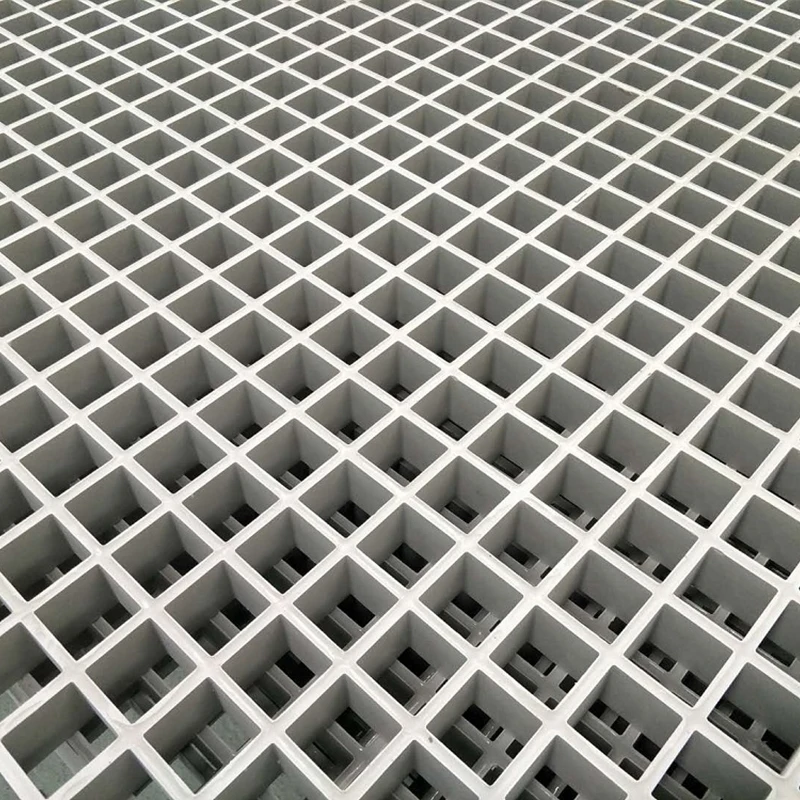 High Strength 38X38Mm Car Wash Station Grating Fiberglass Driveway Grating Frp Fiberglass Floor Drain Grating