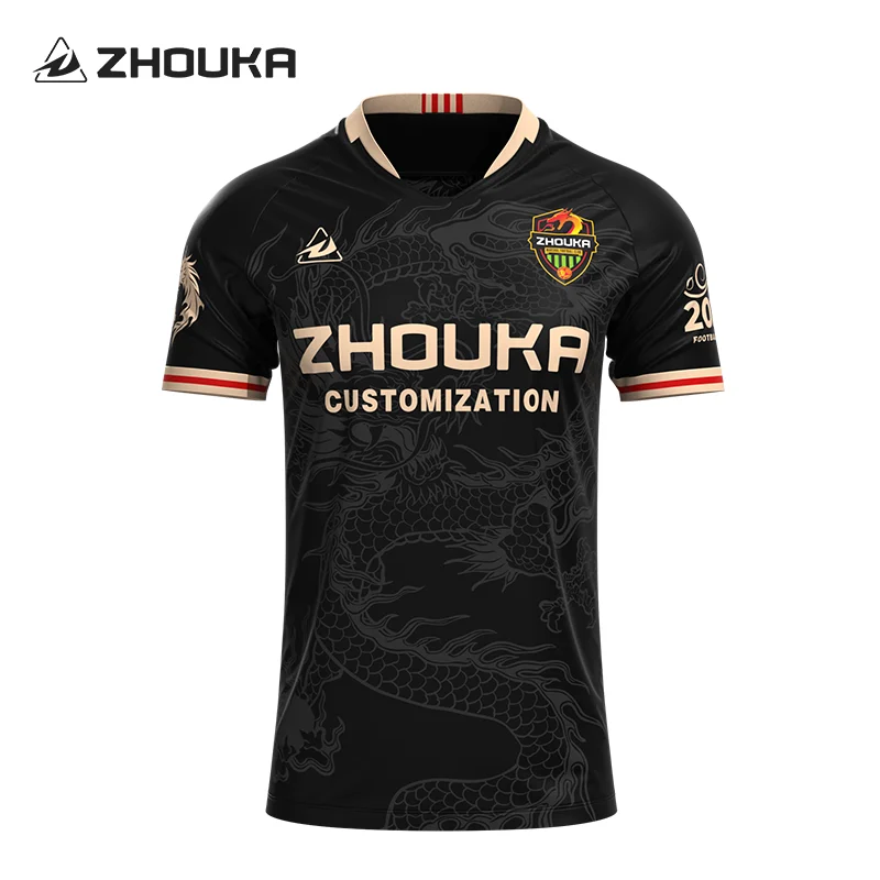 Oem Design New Style Training Quick Dry Tracksuit Football Wear Uniform High Quality Club Team Soccer Jersey Shirt Kits Full Set