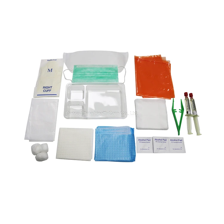 CE ISO Sterilized dialysis bloodline double lumen medical hemodialysis catheter kit