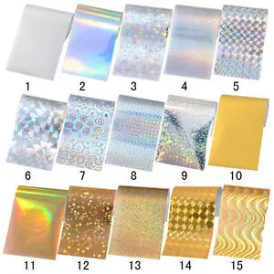 High Quality Nebula Holographic Rainbow Hot Stamping Foil for Plastic Bottle