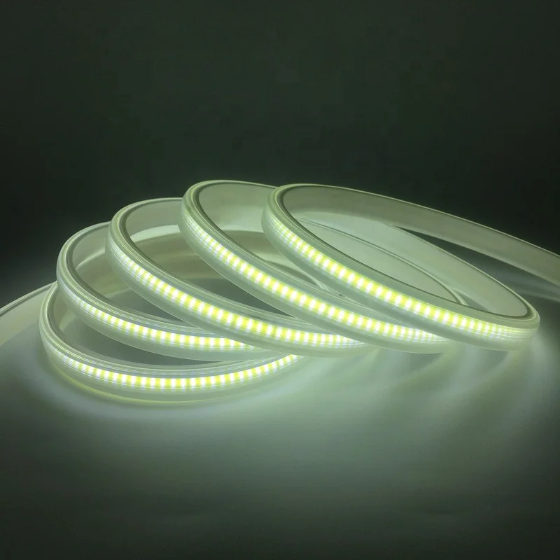 COB strips DC 5M 2835 SMD 5050 LED Strip 12V Orange Amber 590-595nm LED Ribbon yellow Ice Blue Pink Flexible Strip Light