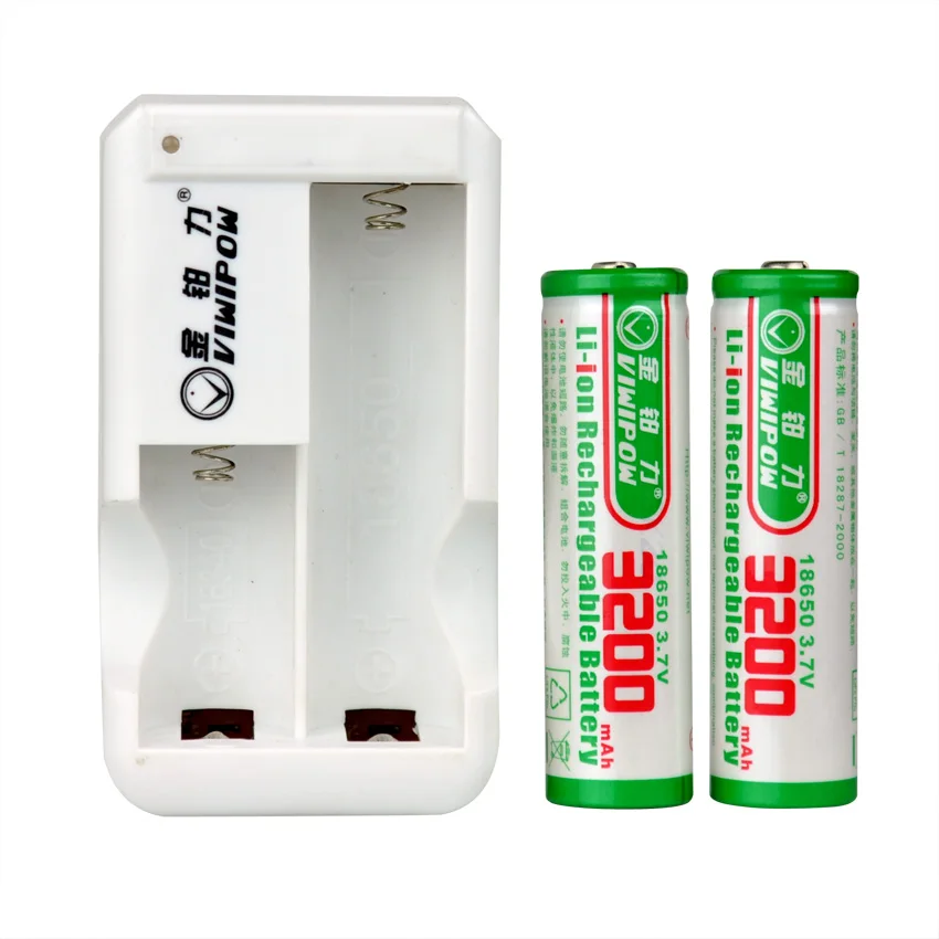 High capacity lithium ion battery 3.7V 18650 li ion battery with PVC package