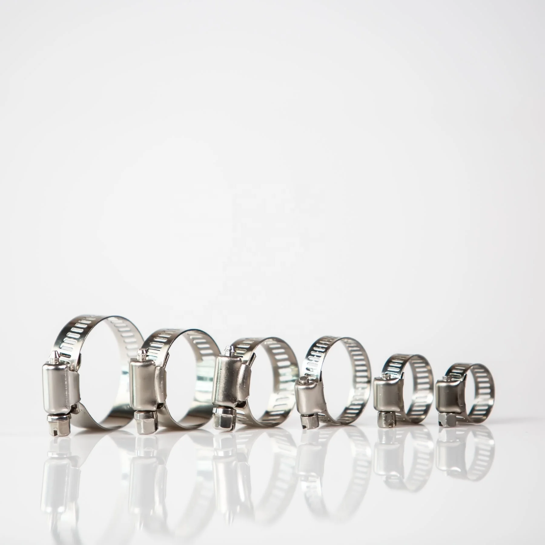 12 7 мм 201 американский тип из нержавеющей стали автомобильный хомут для шланга 16-25 19-29 22-32 25-38 32-44 35-51 38-57 44-64 51-70 м