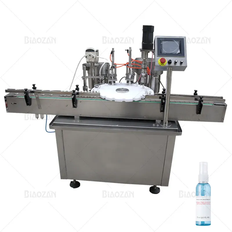 Aerosol Spray Filling And Capping Machine Manufacture Gel Air Freshener Container Filling Machine