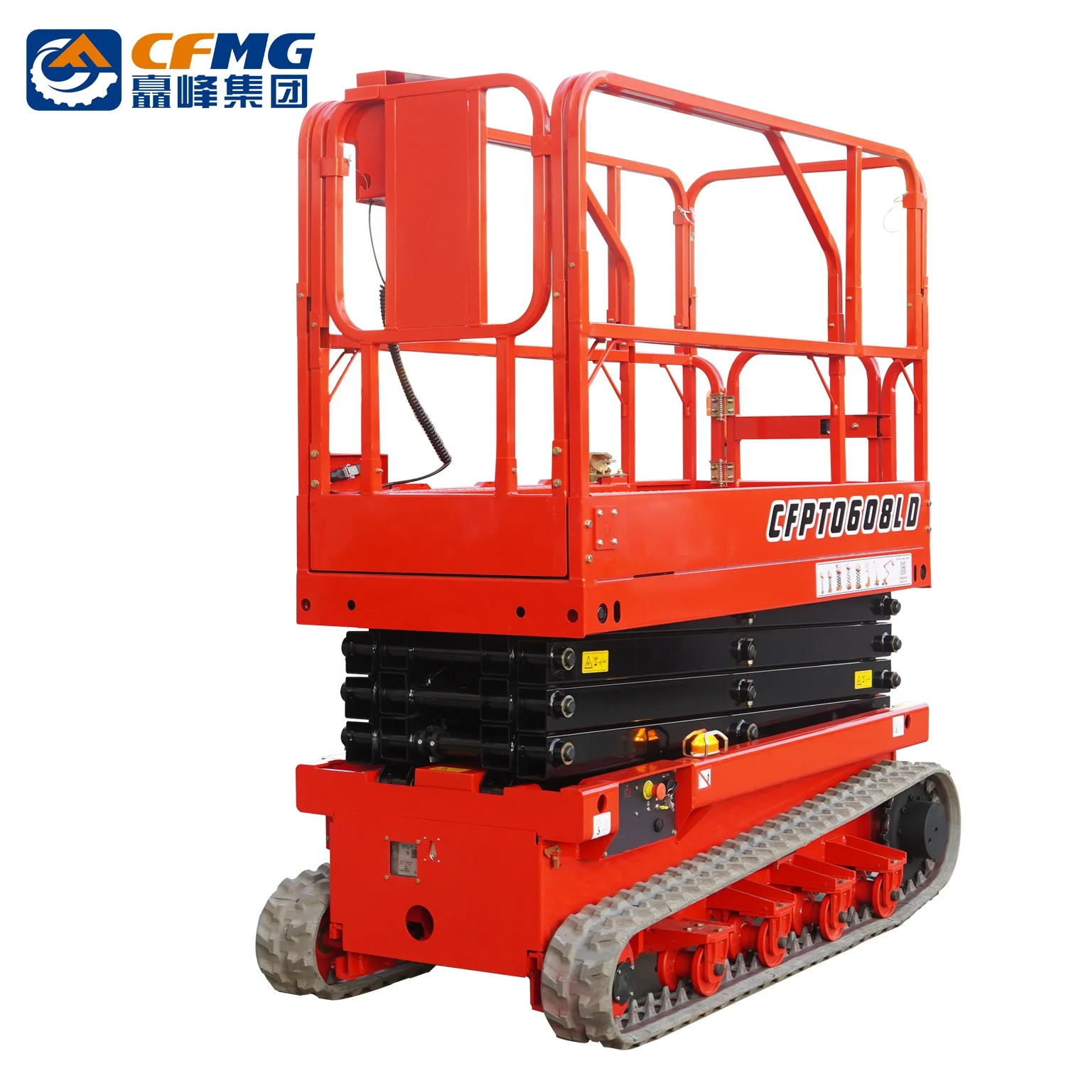 Self-Propelled Electric Plataforma Elevadora Aerial Work Platform Hydraulic Man Lift Table Crawler Scissor Lifts Platform