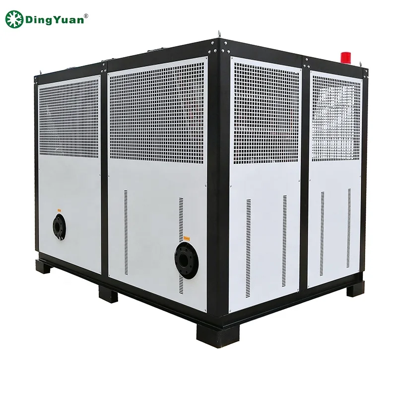 DINGYUAN Chilling Equipment 60HP Industrial  Cooling System Air Screw Cooled Chiller
