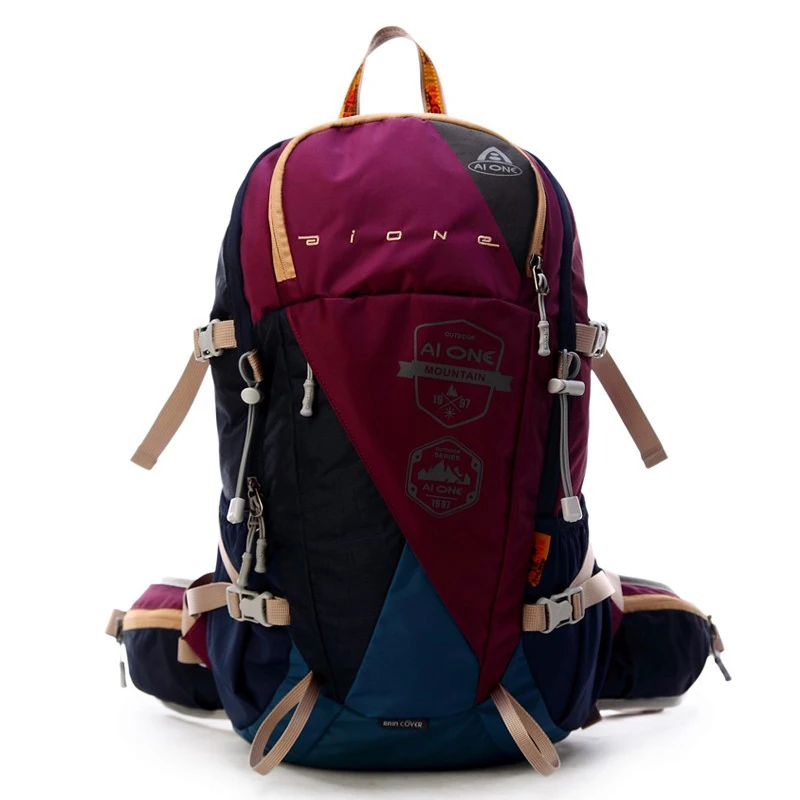 Trekking Backpack With Rain Cover Customize 38L Fashion Design Travelling Rucksack