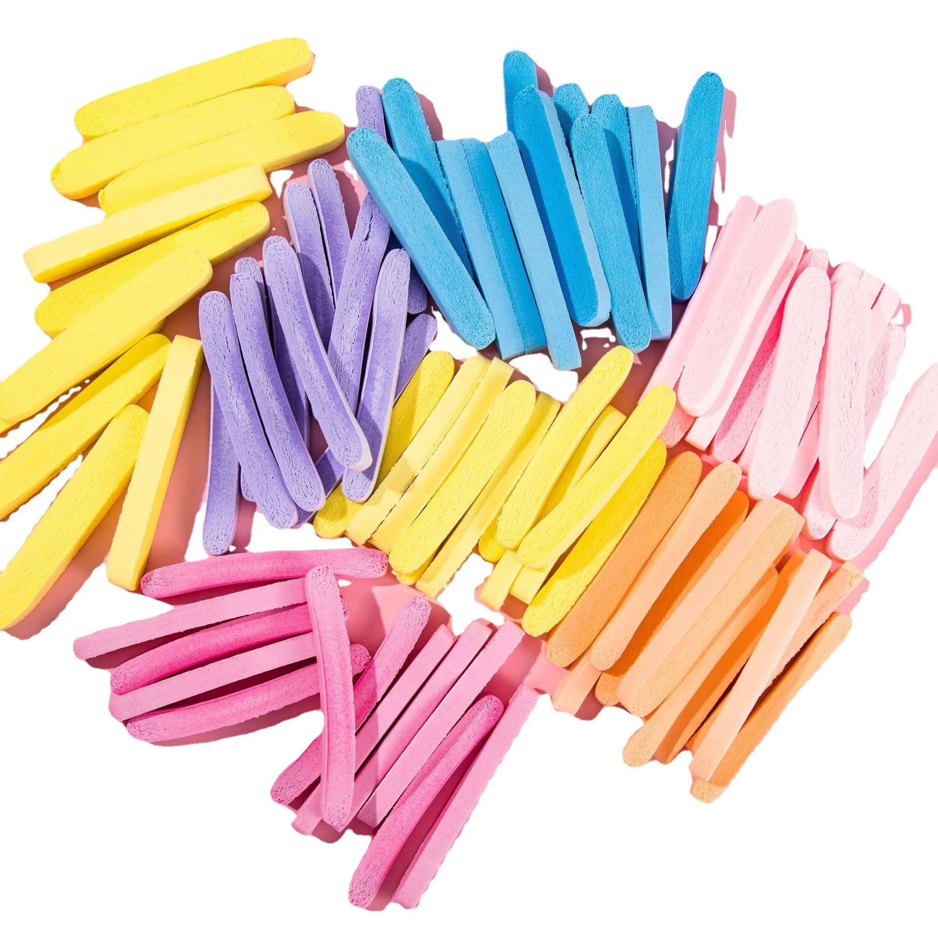 Oval Shaped Biodegradable Compressed PVA Facial Clean Sponge for Face Clean