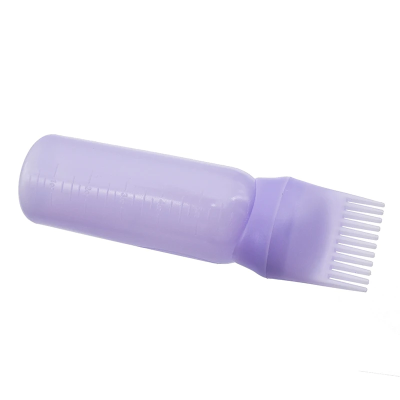 Hot Sale Barbershop Hair Dyeing Applicator Bottle With Brush Comb