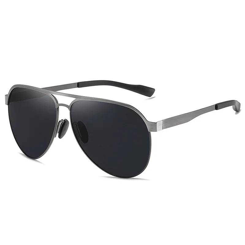 Hot Brand Designer Men Polygons Aluminum Magnesium Frame Driving Polarized Lens Sunglasses UV400