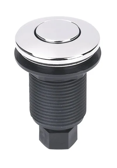 Air switch button air actuator SAB for insinkerator garbage disposal brushed stainless steel, Chrome, ORB, BN, PN