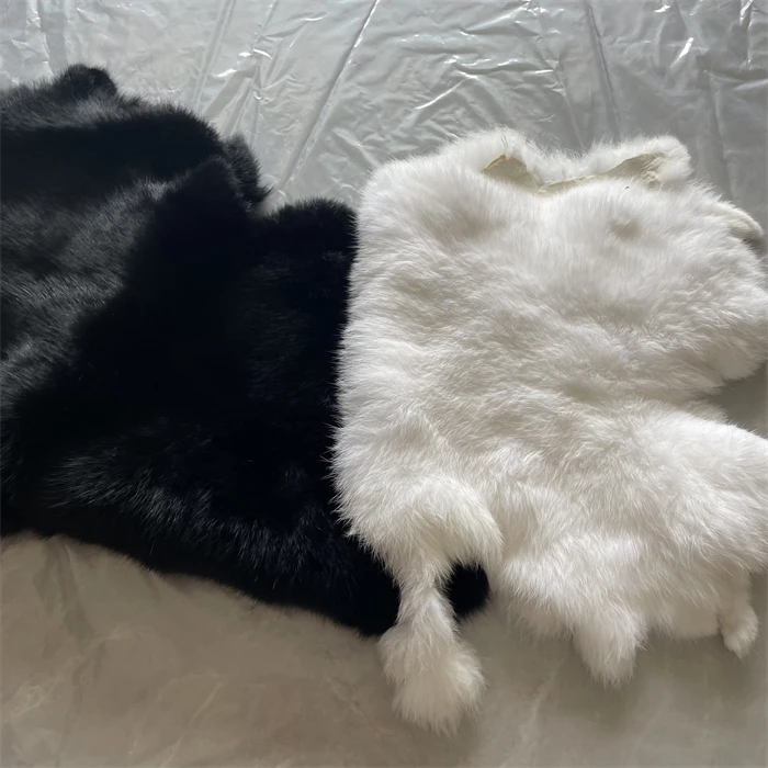 100% Real Rex Skin Rabbit Pelt Plate Fur Wholesale In Cheap Price