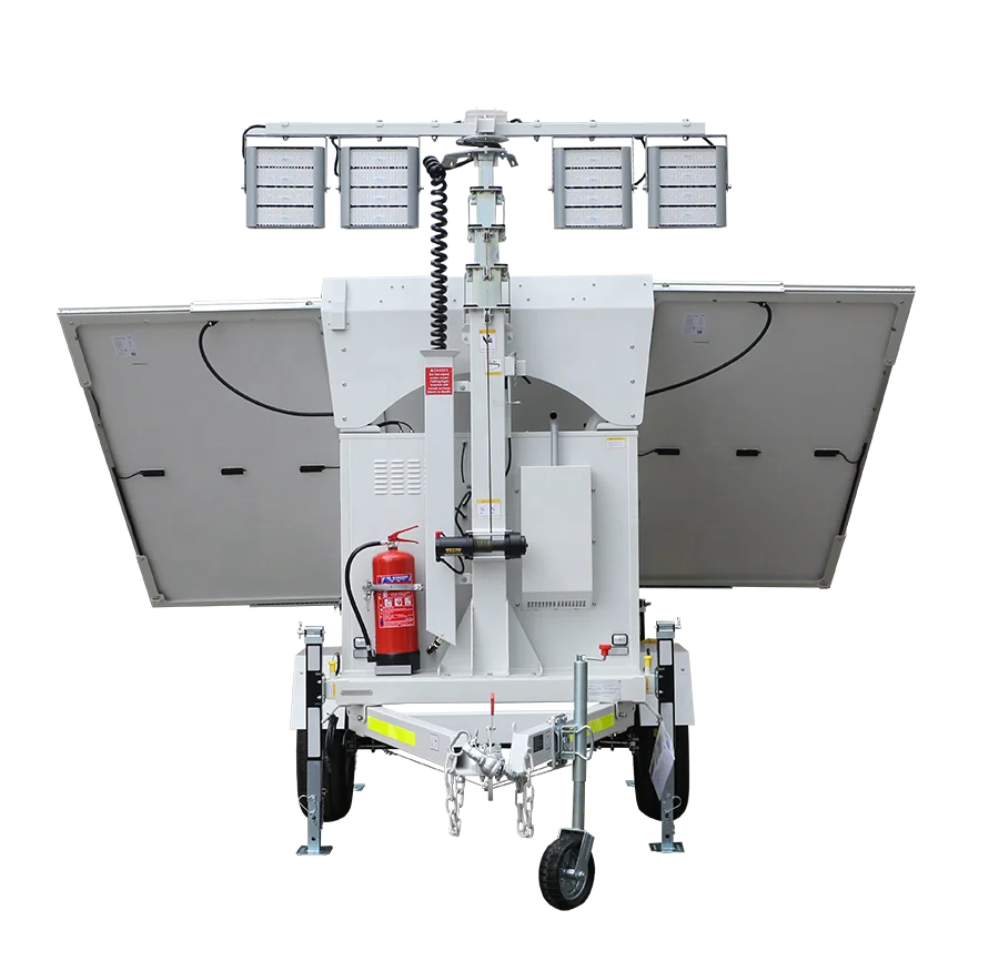 mobile solar tower DC48V led light