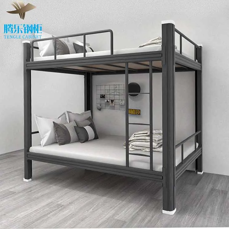 2024 Cheap 2 layer bunk bed heavy duty metal bunk bed double deck bed metal bunk steel bett etagenbett letto a castello
