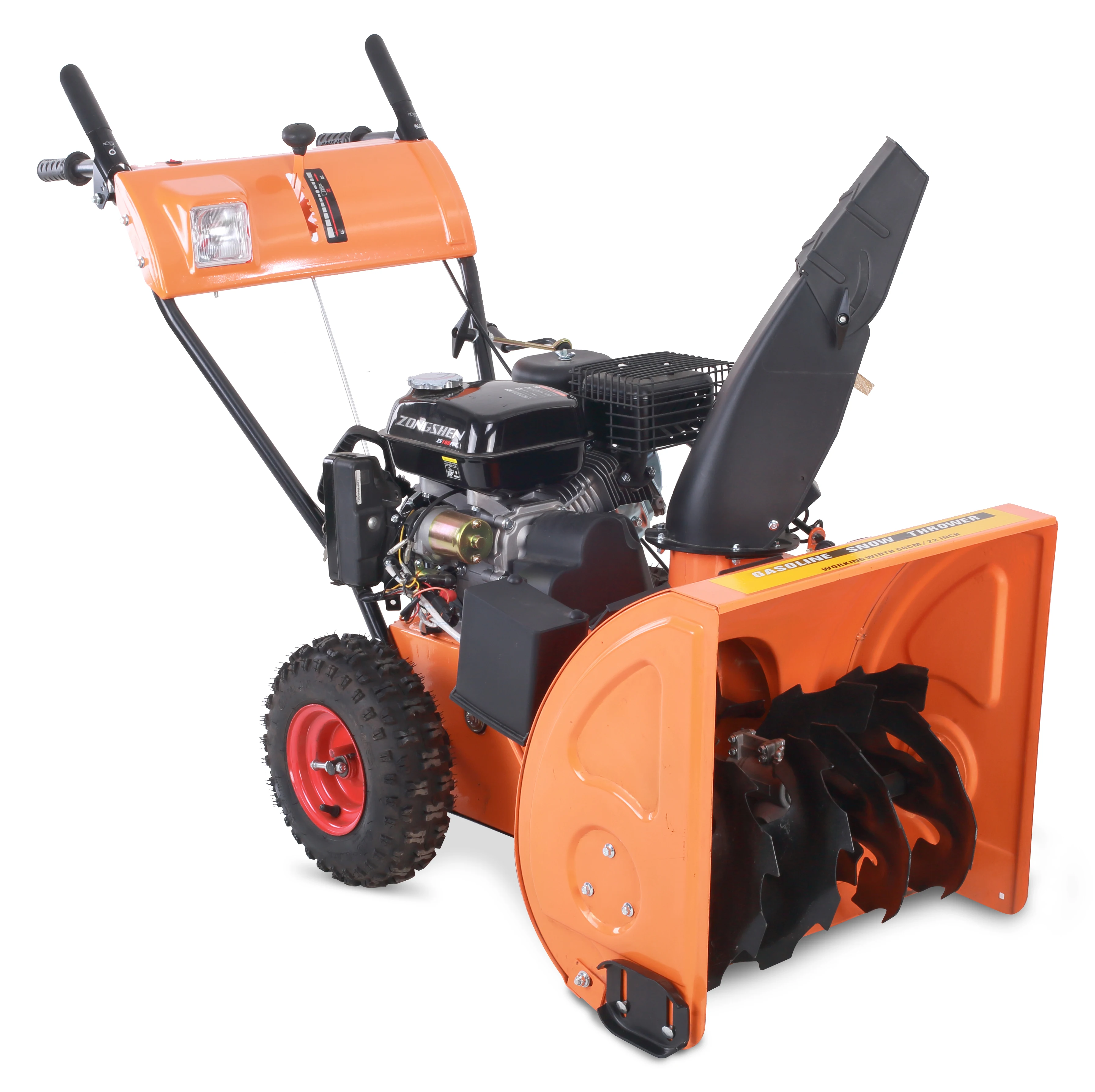 6.5HP Снегоуборщик ZONGSHEN двигатель со светодиодными фарами 196CC прямые продажи с завода дешевые