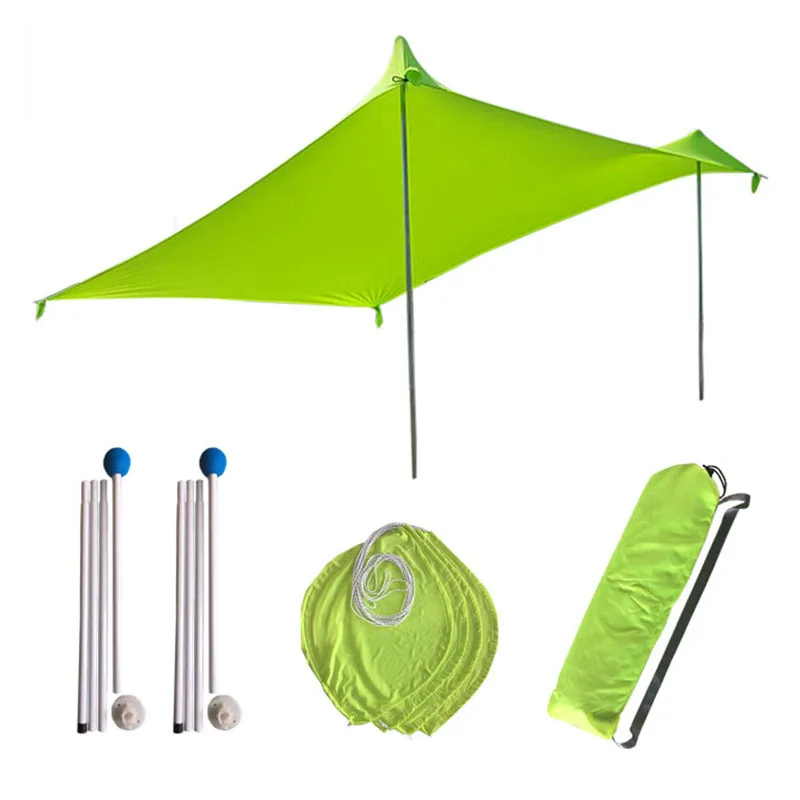 Beach Awnings Light Sunshade Tents Lycra Fabrics