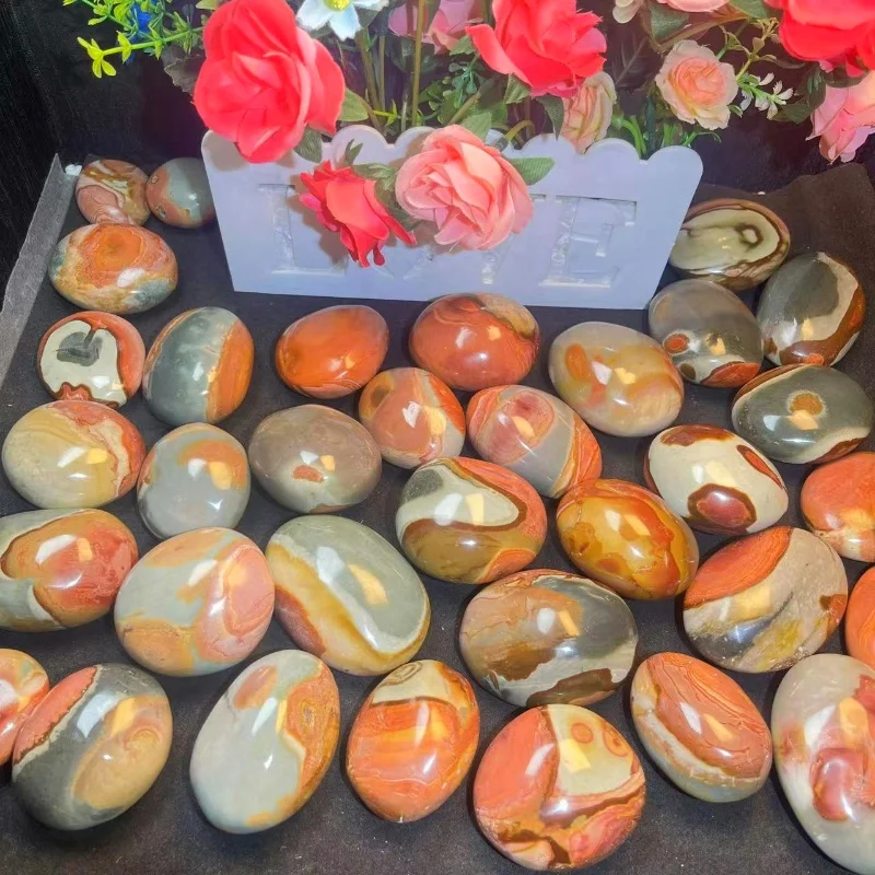 Hot Sales Ocean Stone Eggs Healing Gemstone Natural Crystal Que Sera Stone Eggs Customized For Women