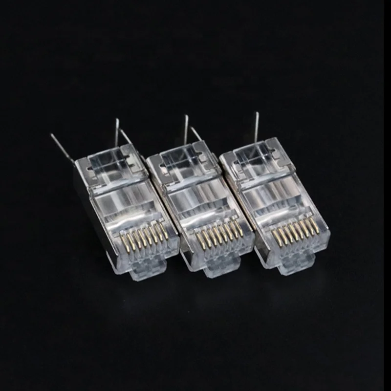 CAT7 Metal Shielded RJ45 Connector Cat7 FTP 8P8C Ethernet Connector Modular Network Plug