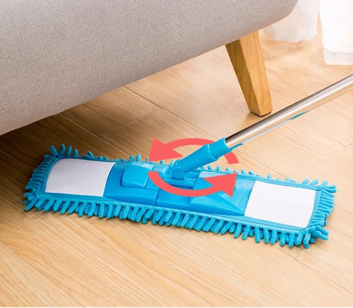 Factory Sell Customizable Microfiber Mop with Chenille Replacement Refill