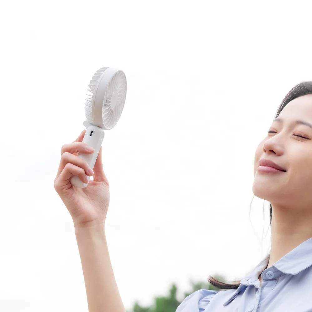 Summer Sale Portable 3-in-1 Electric Mini Hand-held Fan with Powerbank USB-Compatible with Digital display