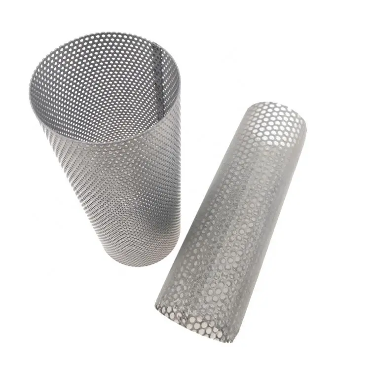 Stainless Steel Woven Wire Mesh Strainer Filter Screen Bucket Chinese Manufacturer Pipe Strainer