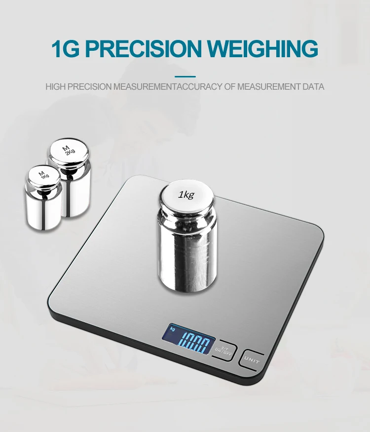 Lcd Display 10Kg 5Kg Digital Accurate Electron Digital Kitchen Scale