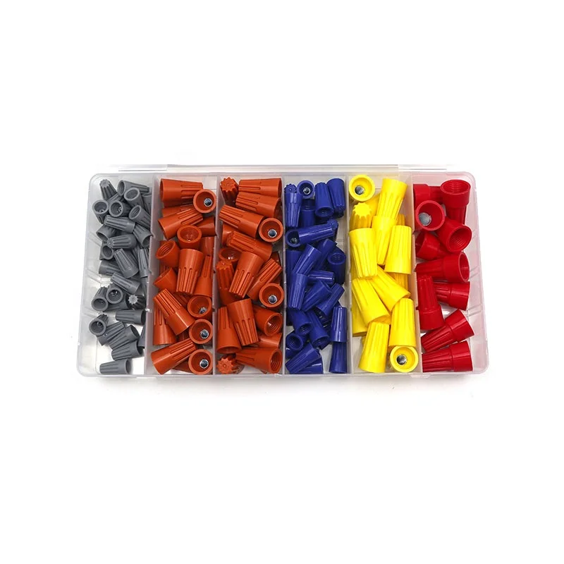  158 PCS Electrical Wire Connectors Screw Terminals Connection Assortment Set Auto