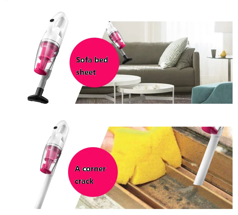 OEM Mini 600W 2in1  Bagless Vacuum Cleaner Wireless