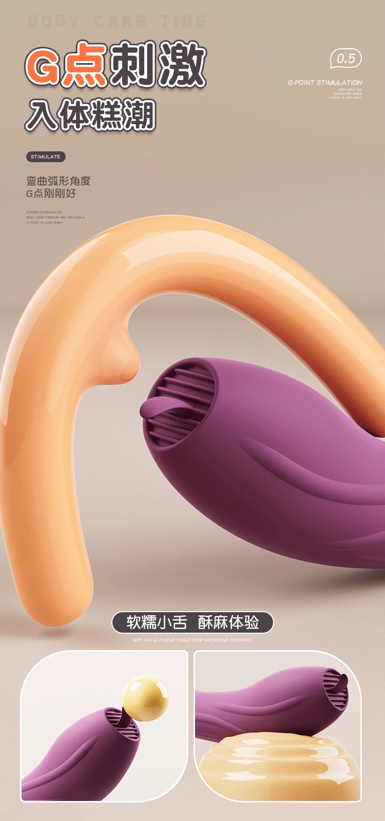 Hot Sale Dropshipping Version Clitoris Sucking Stimulator Dildo Vibrator Tongue Licking Vibrator For Female