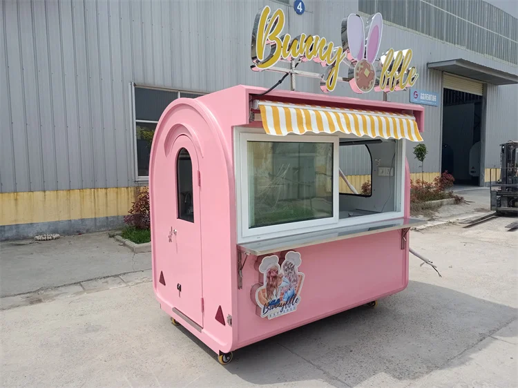 Latest Wholesales Cafe Kiosk Coffee Kiosk Design In Mall High Quality Food Kiosk In Mall Customized logo And Color For Drink