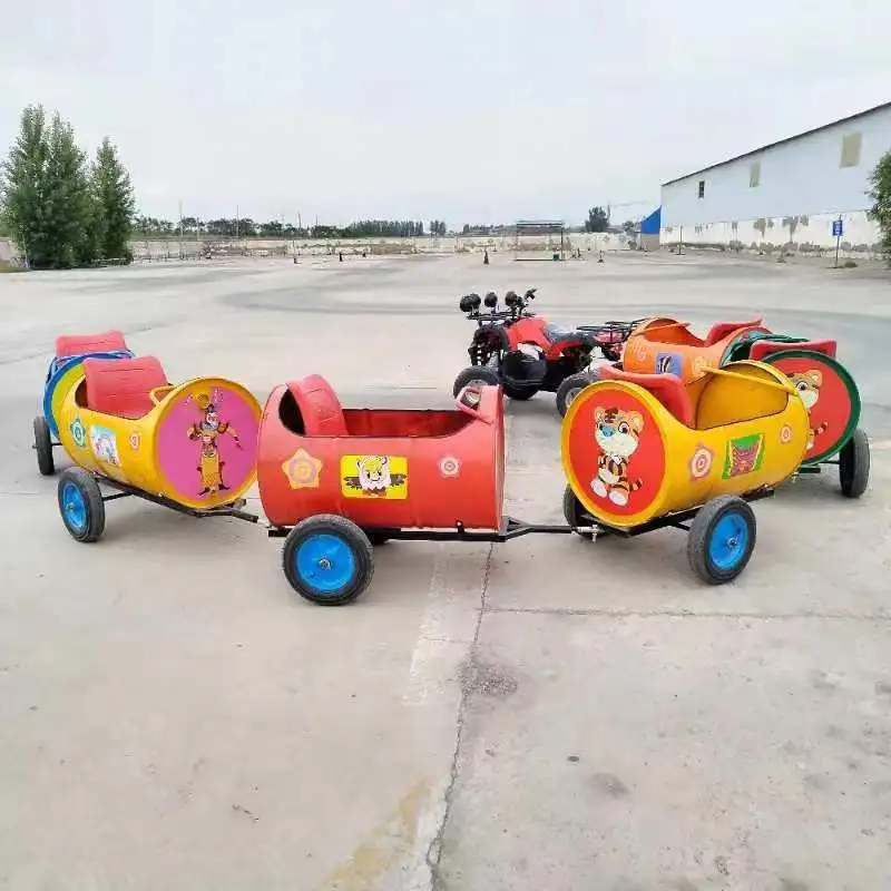 AX-TT16-09 Hot Sale Kids Playground Amusement Park Trackless Train Electric for