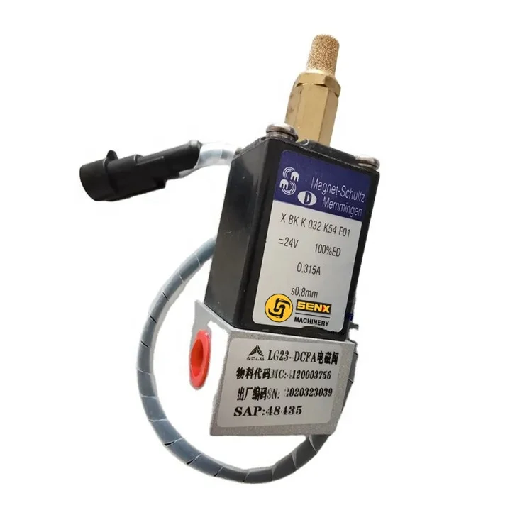 SDLG Original Brake Solenoid Valve 4120003756 for Sdlg LG936L LG956 Wheel Loaders